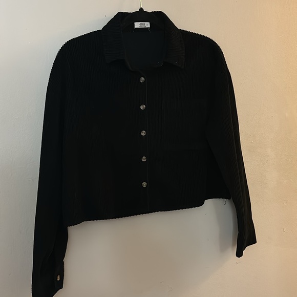 NWOT ARDENE CORDUROY CROP JACKET - Picture 12 of 15